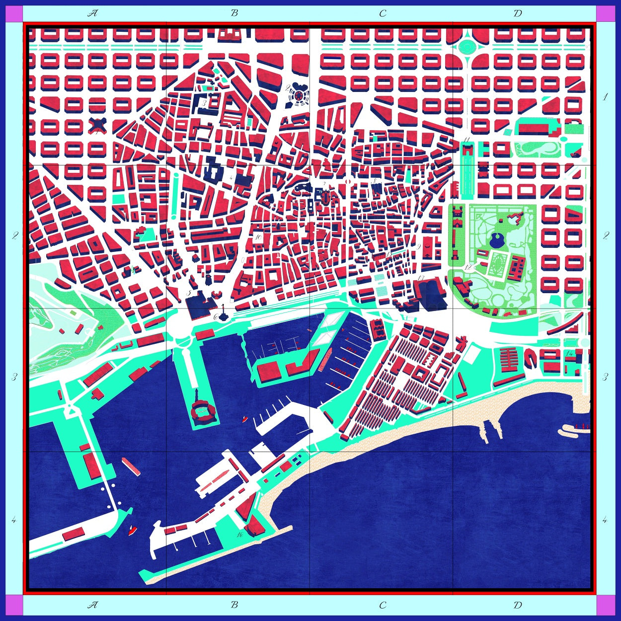 DELIRIOUS ESCAPE MAPS — BARCELONA